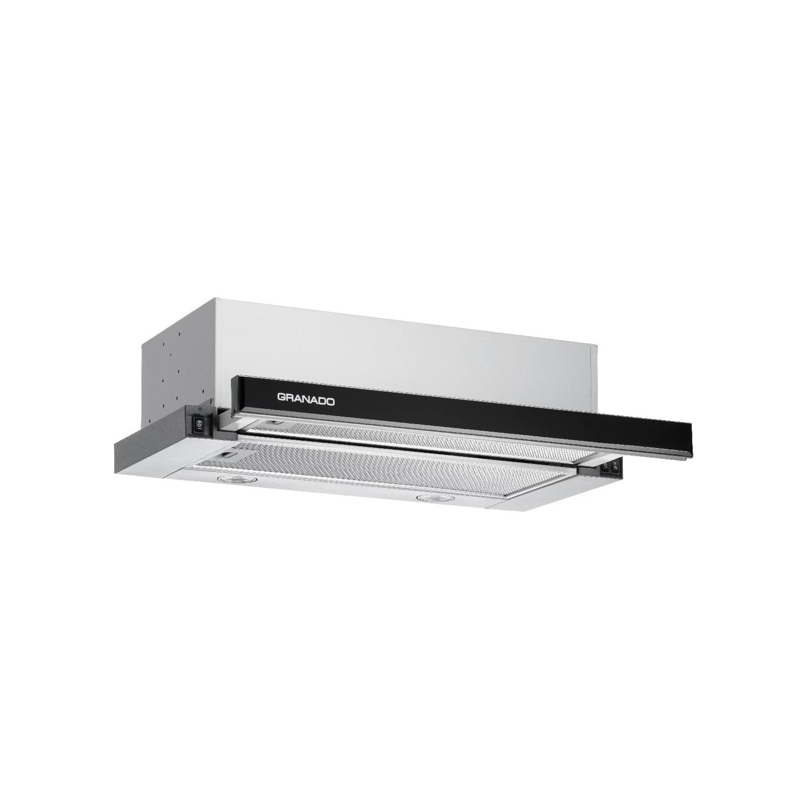 GRANADO Telde 603-700 inox black glass (GCH136371) (UA) Тип: телескопічна; Тип монтажу: у