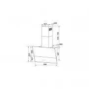 GRANADO Vivares 613-1100 black glass (GCH316311) (UA)