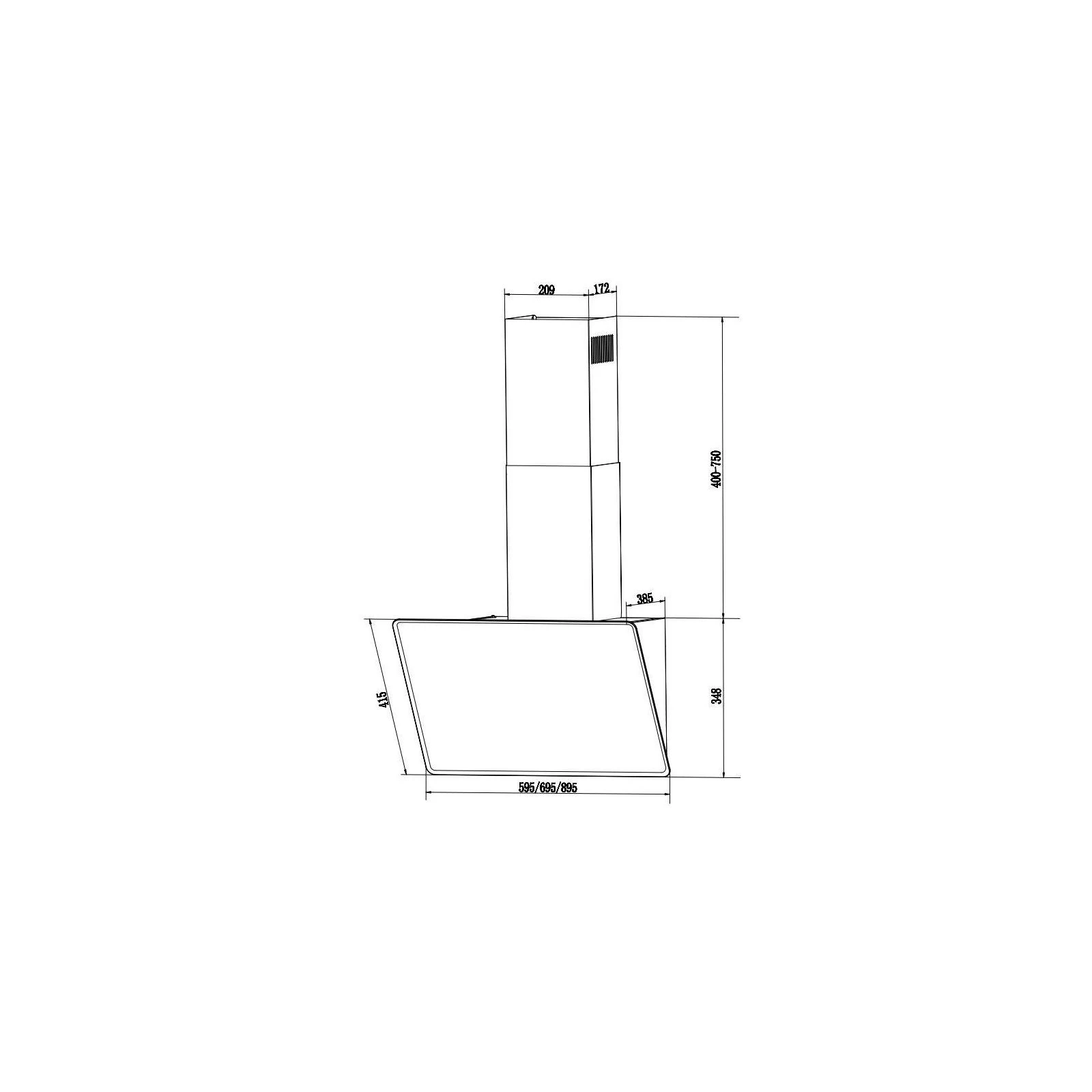 Interline FIESTA WH A 60 TC/GL/A Тип монтажа настенная