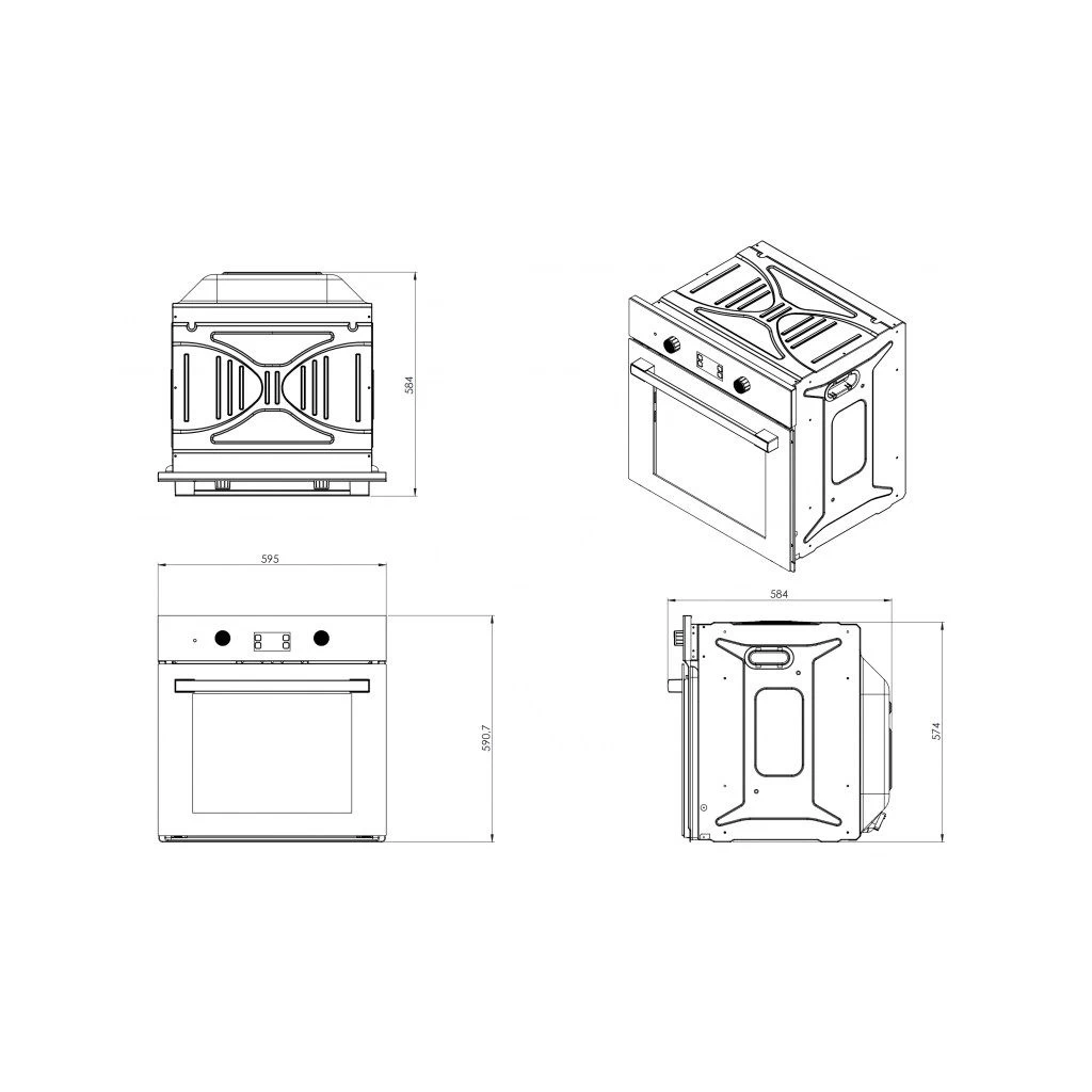 Jantar GSK 6015 BL (UA) Тип: електричний; Управління: