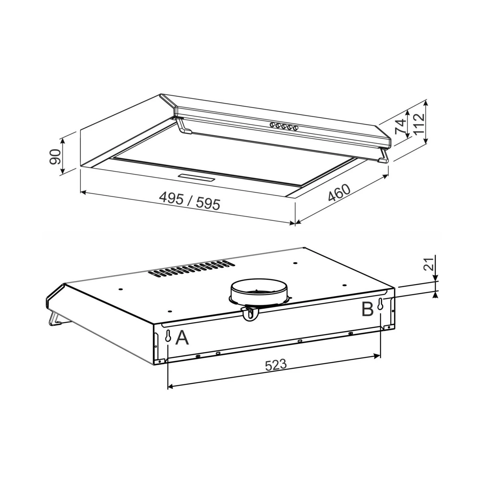 Jantar PHT I LED 50 BR (UA) Тип: плоская; Тип монтажа: