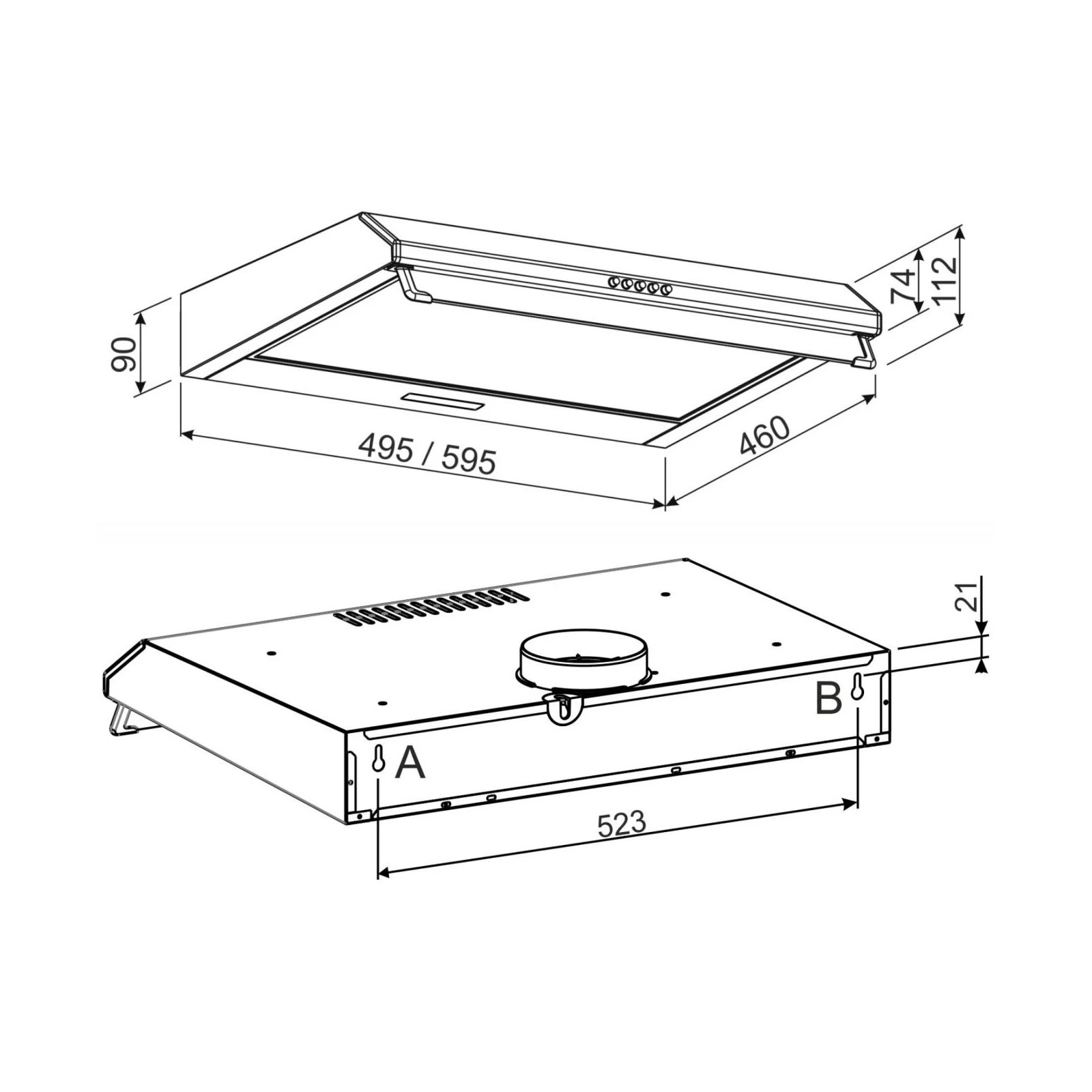 Jantar PHT I LED 60 BR (UA) Тип: плоская; Тип монтажа: