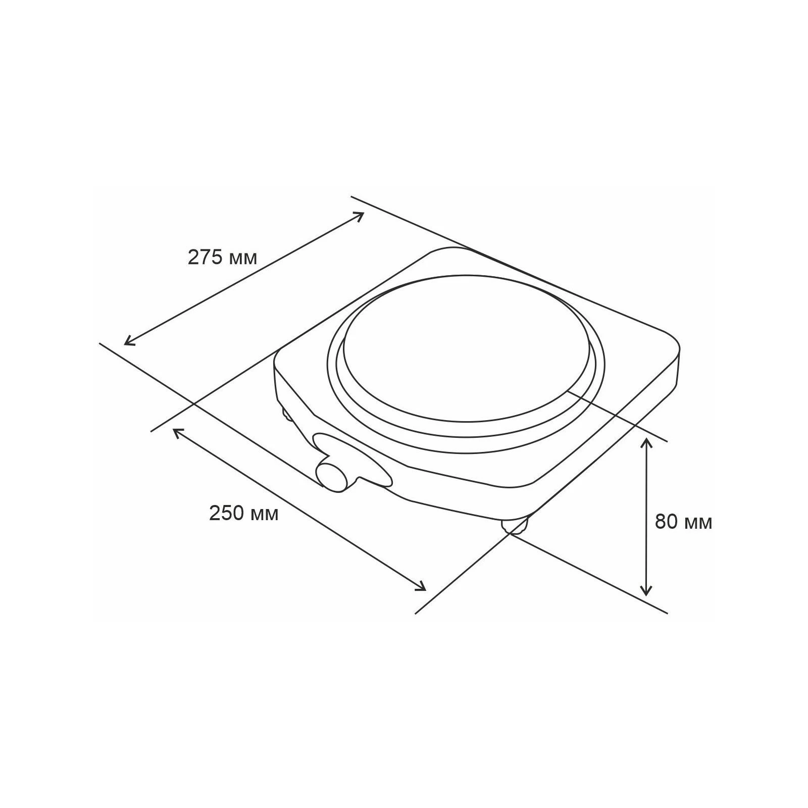 Jantar TSF 01 WH H (UA) Тип варильної поверхні: електро;