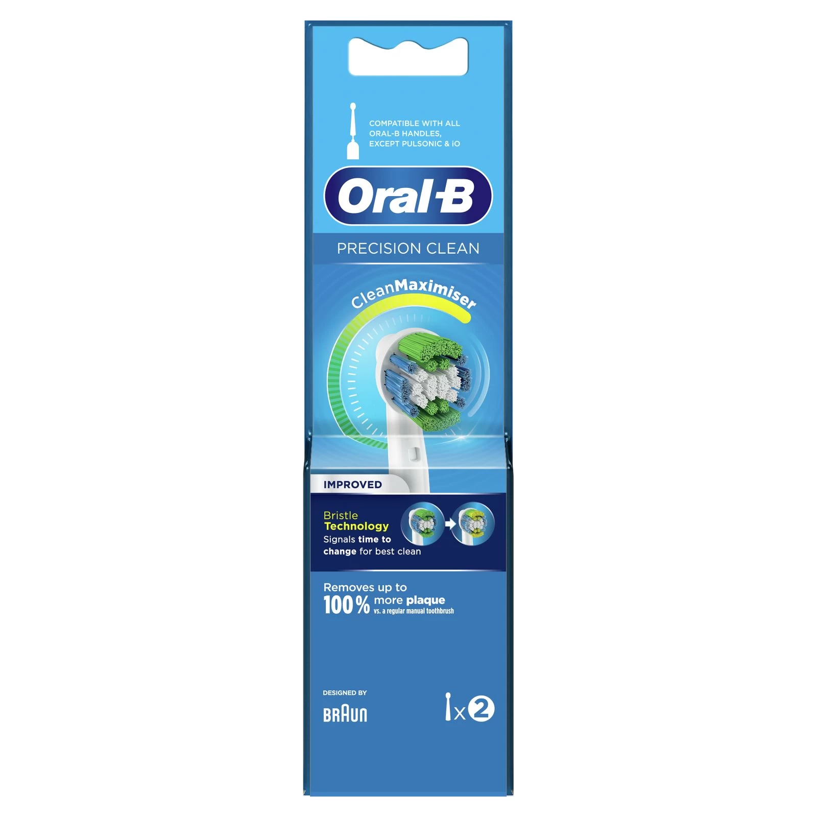 Насадка для зубной щетки Oral-B Precision Clean EB20RB CleanMaximiser (2) (UA) Тип насадки: насадка для