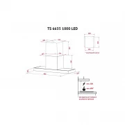 Perfelli TS 6635 I/BL 1000 LED (UA)