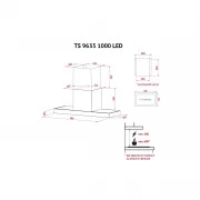 Perfelli TS 9635 I/WH 1000 LED (UA)