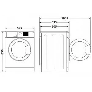 Whirlpool FFWDB 1176258 BCV UA Бренд: Whirlpool; Спосіб