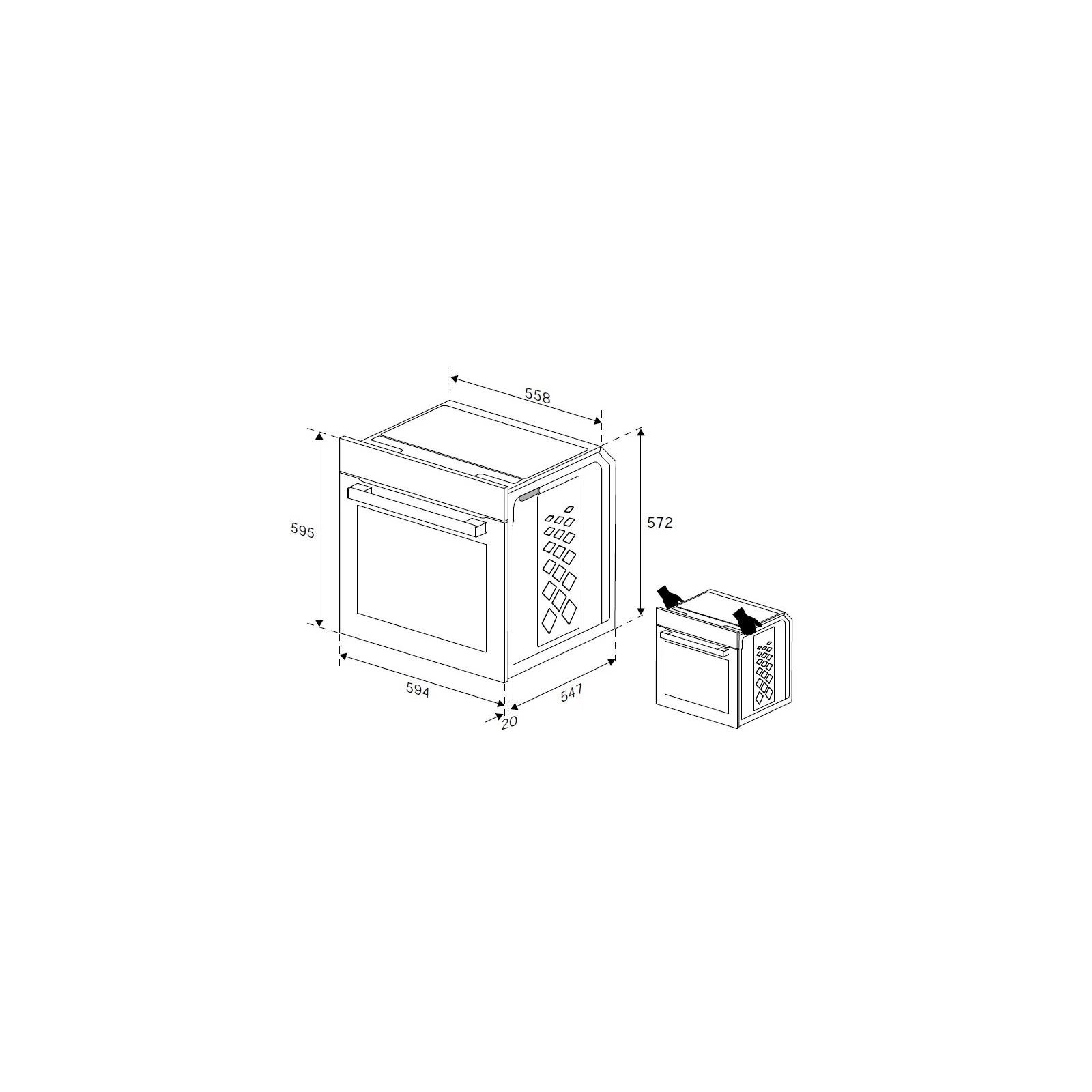 Beko BBIE123002XD Объем 72 л