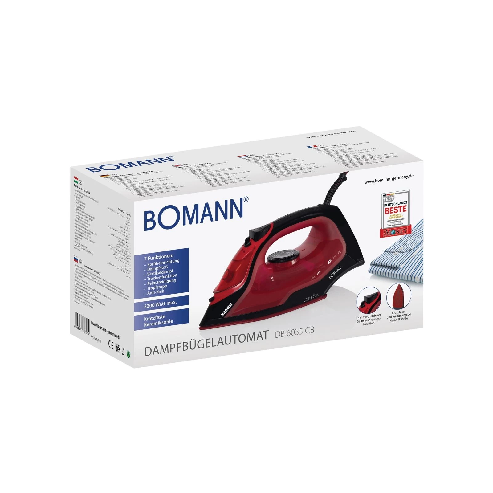 Bomann DB 6035 CB (DB6035CB) (UA) Подключение проводное