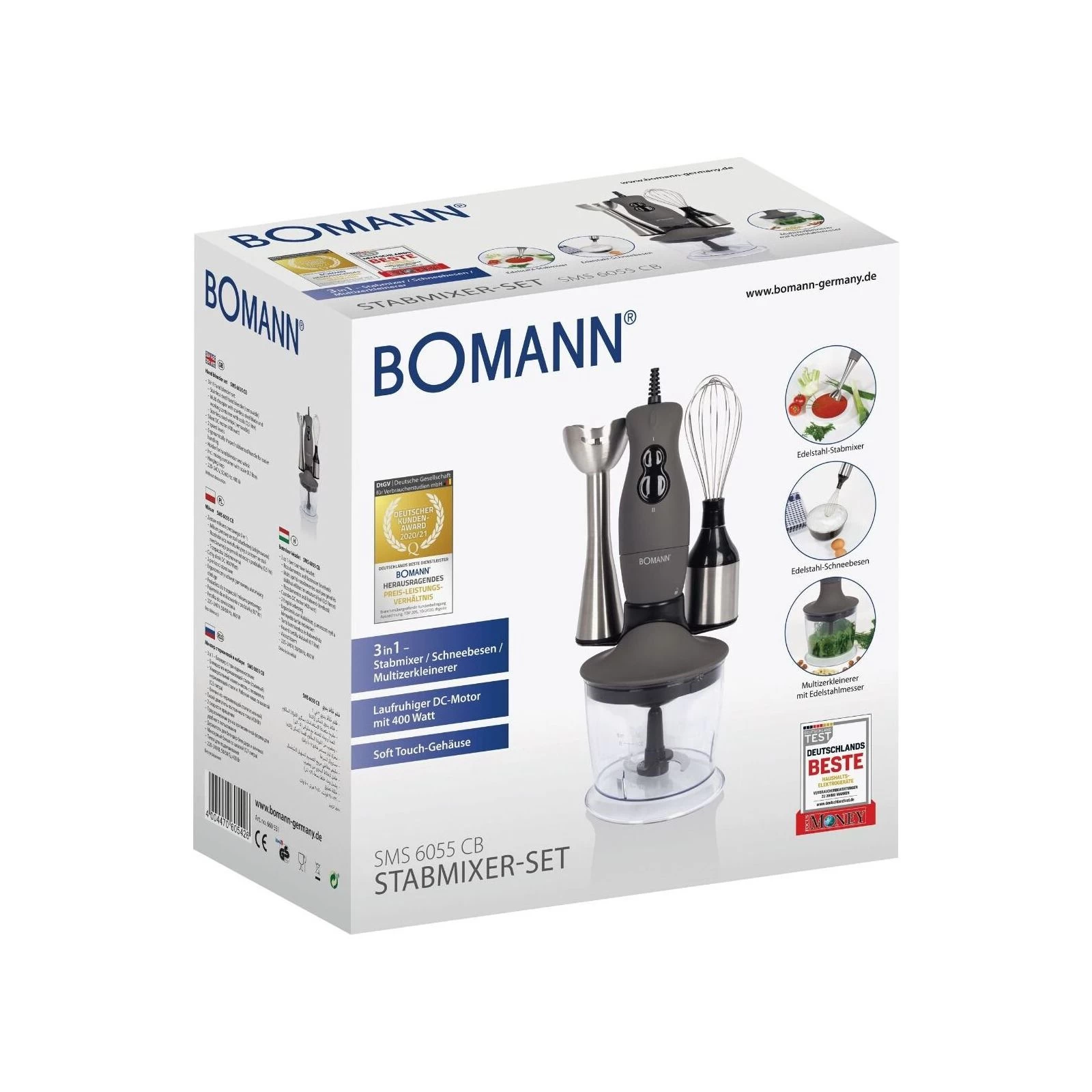 Bomann SMS 6055 СВ (SMS6055СВ) (UA) Измельчитель с измельчителем