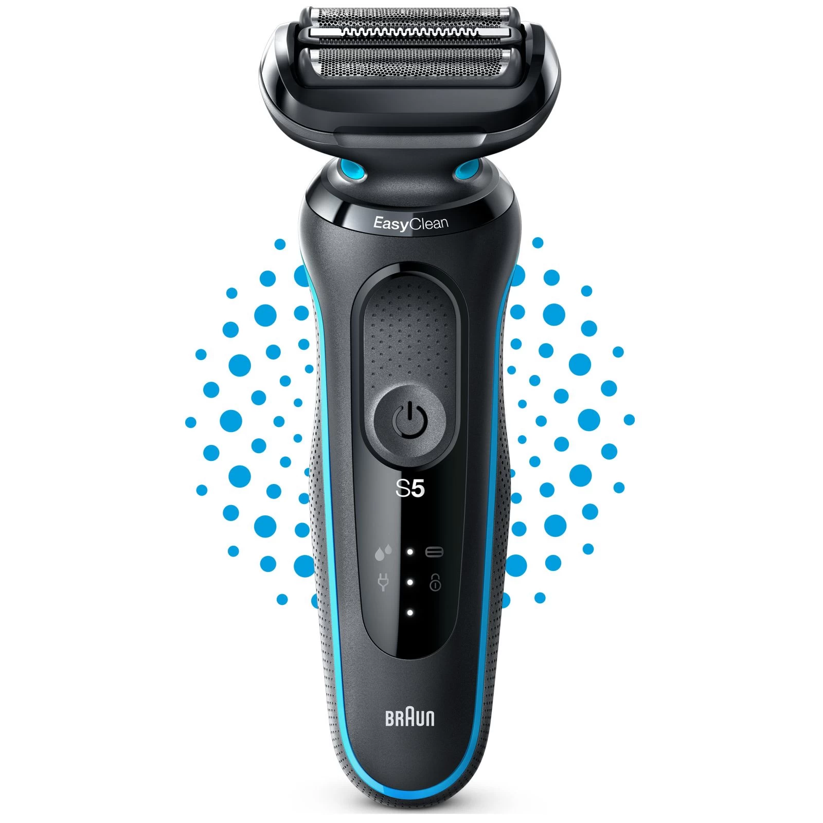 Braun Series 5 51-M1000s BLACK/MINT Спосіб гоління сухе + вологе гоління