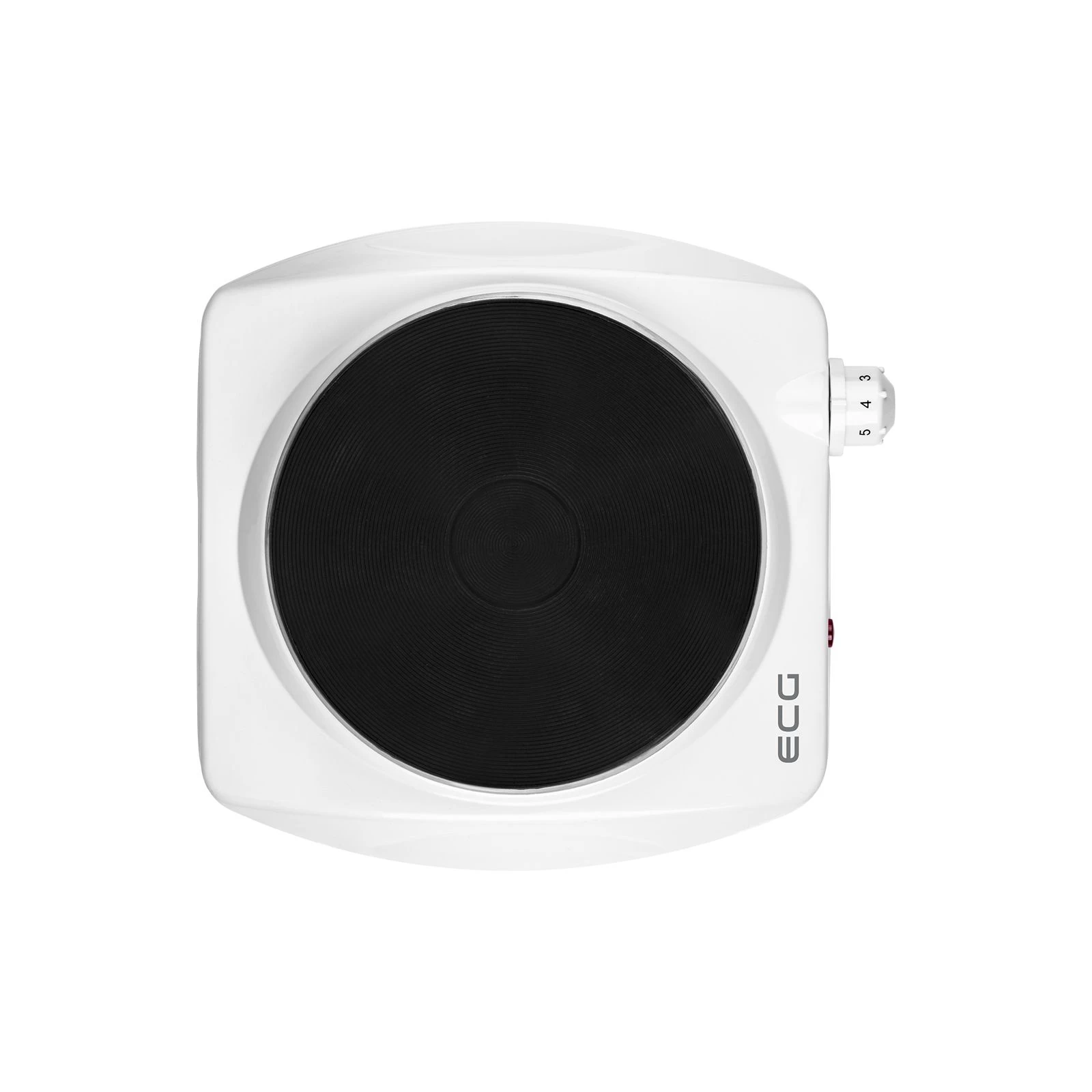 ECG EV 1512 White (UA) Кількість конфорок 1