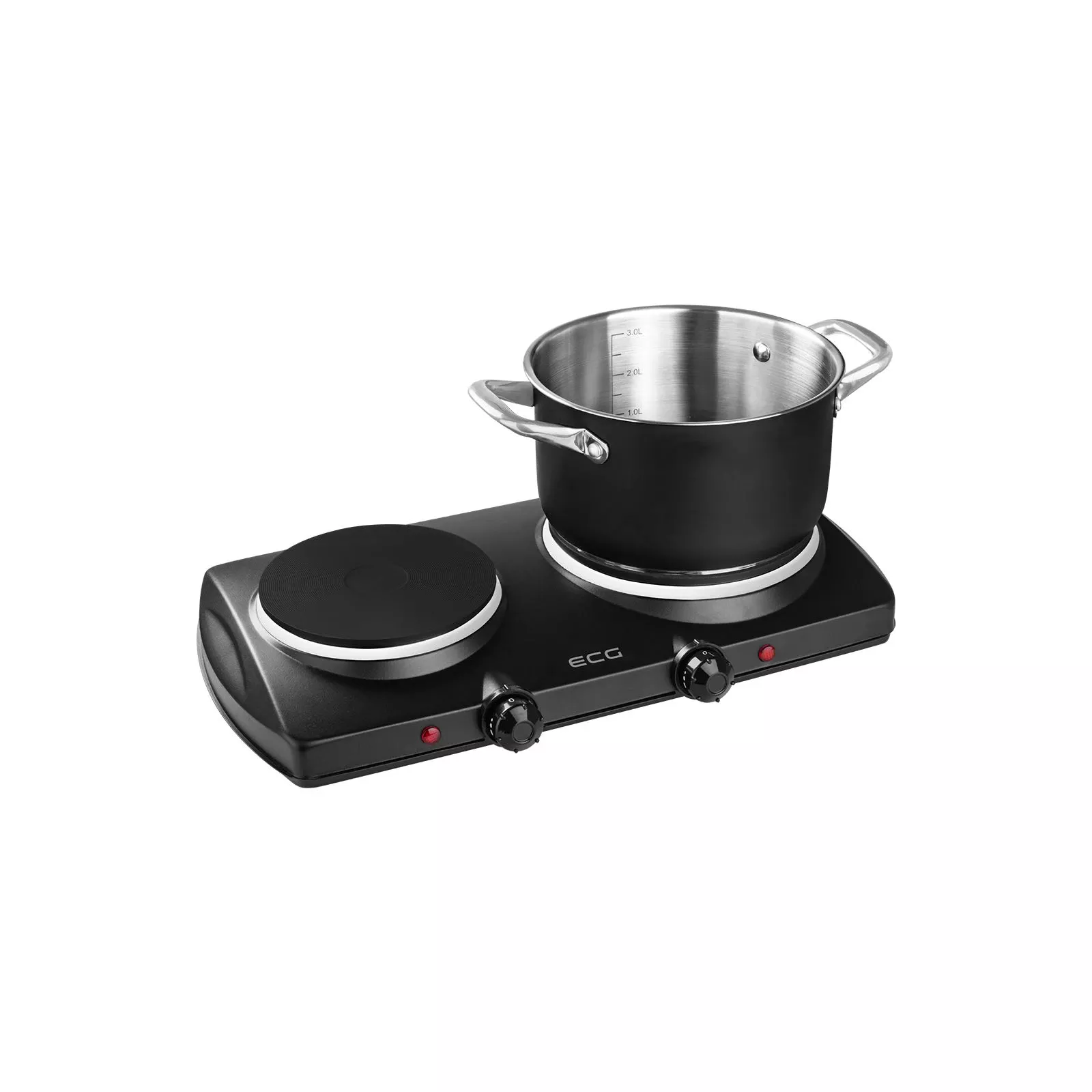 ECG EV 2512 Black (UA) Тип управління поворотні перемикачі
