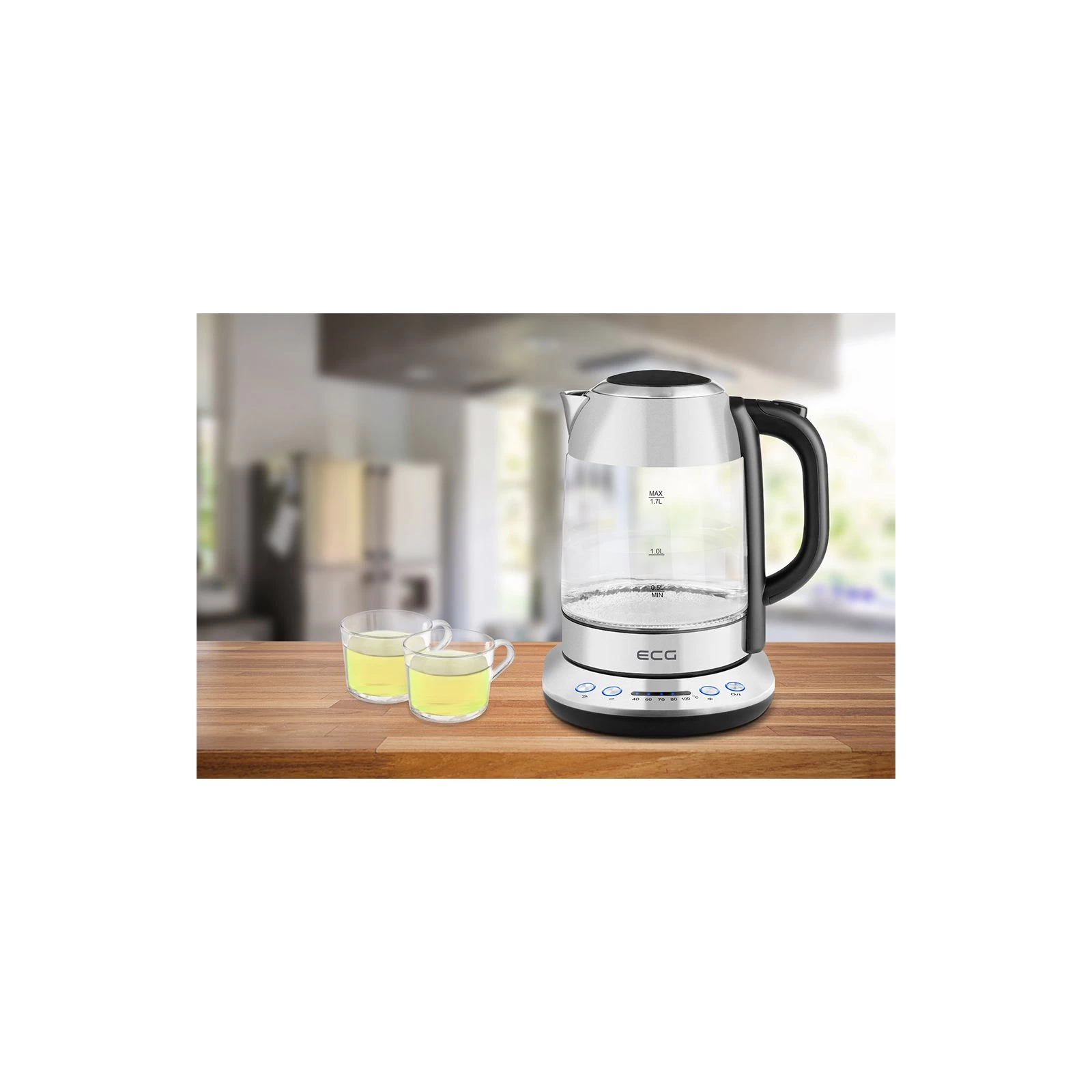 ECG RK 1781 Glass (RK1781 Glass) (UA) Объем 1.7 л