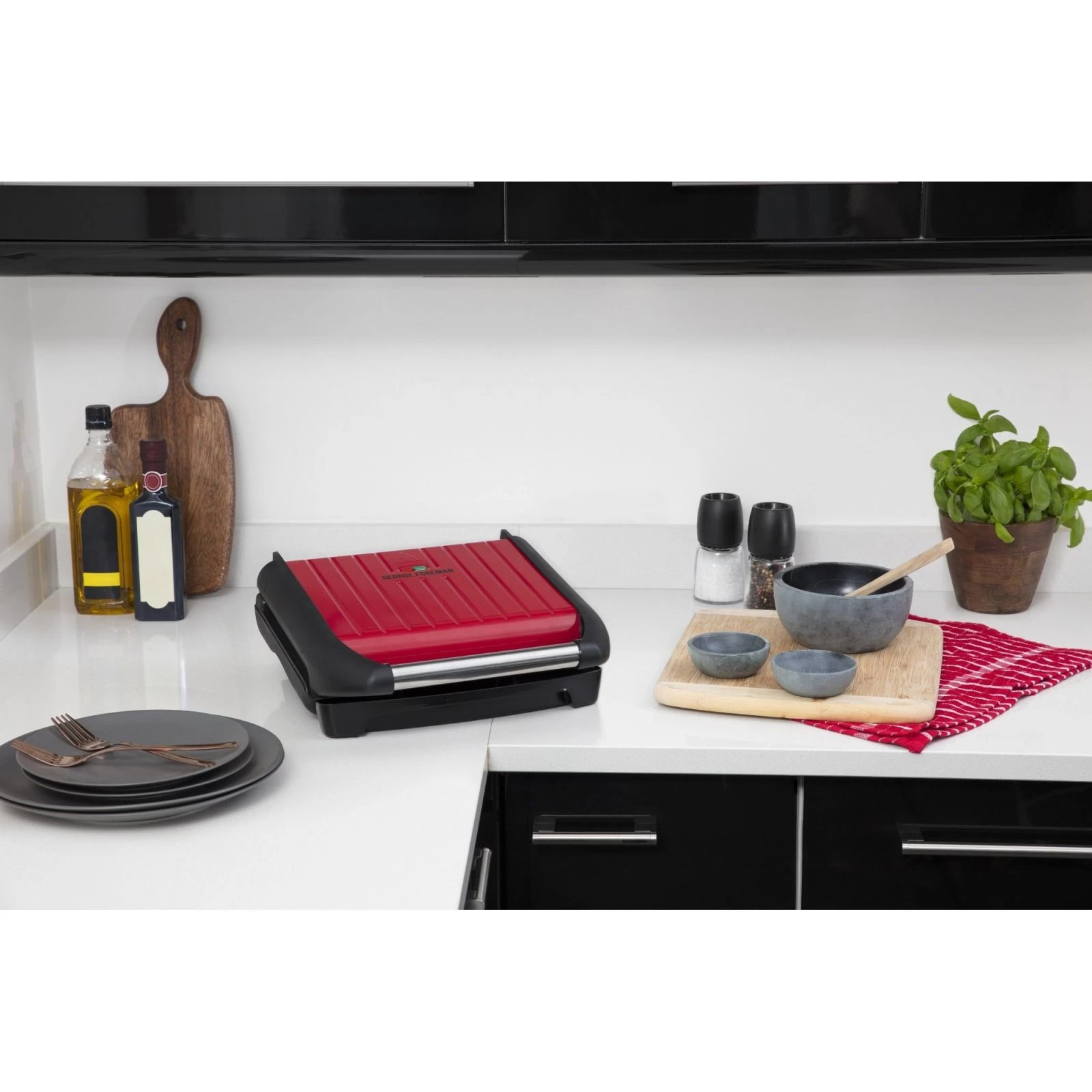 Электрогриль Russell Hobbs George Foreman 25040-56 Family Steel Grill (UA) Тип управления: механический;