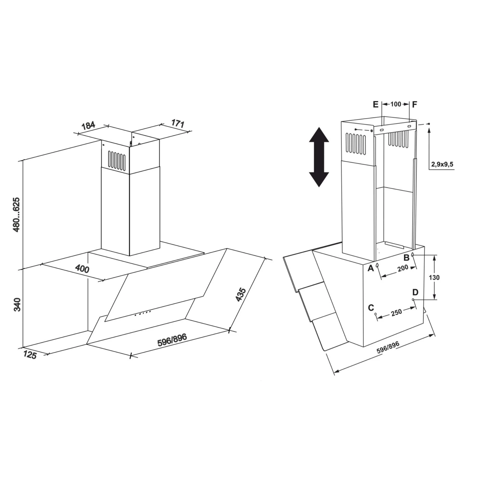 Eleyus FENIX 1200 LED 60 BG (UA) Тип: наклонная; Тип монтажа: