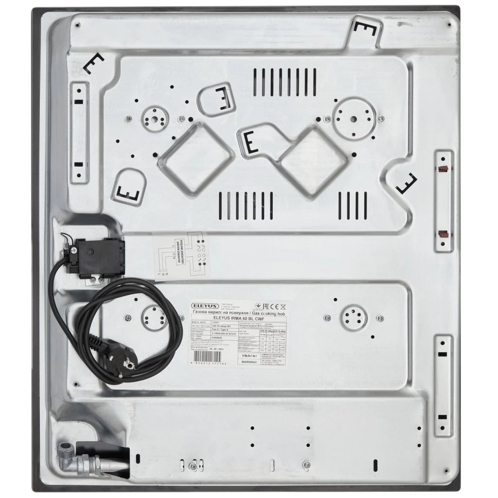 Eleyus IRMA 60 BL CWF (UA) Кількість конфорок 4