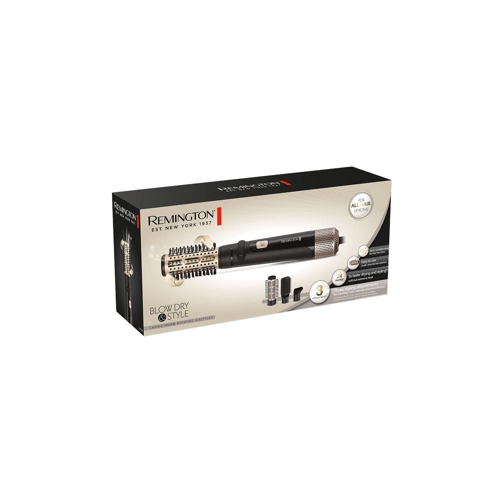 Фен-щетка Remington AS7580 Назначение: для гладкой