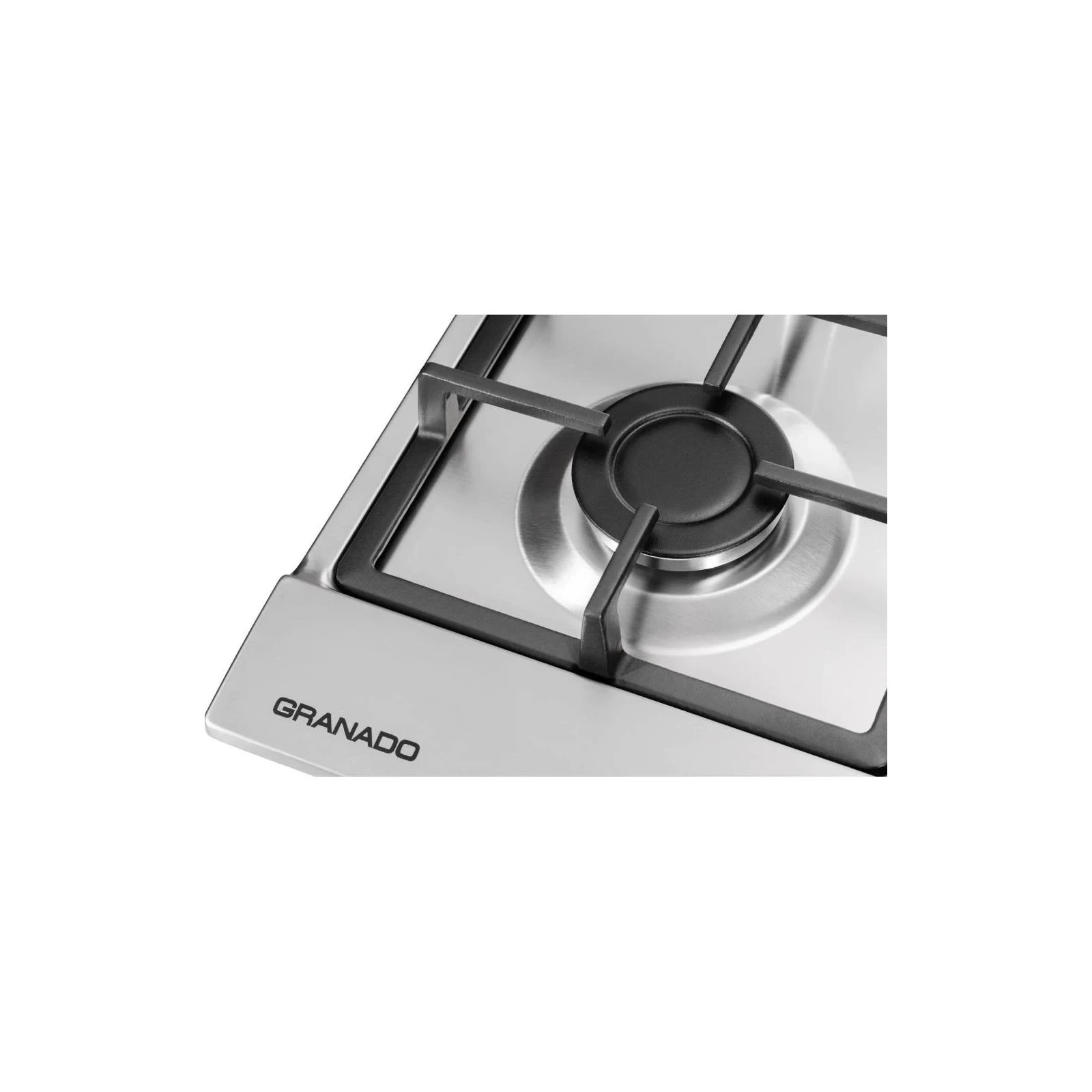 GRANADO GGH 61-104 inox (GGH2611047) (UA) Диаметр и мощность конфорок Задняя левая 1.7 кВт ,  Задня права 1.7 кВт ,  Передняя левая 2.7 кВт ,  Передняя правая 0.95 кВт
