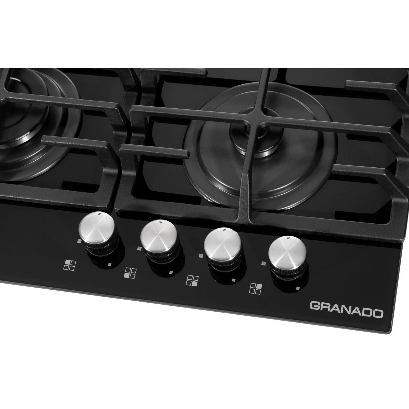 GRANADO GGH 62-104 black glass (GGH2621041) (UA) Тип поверхні: газова; Матеріал
