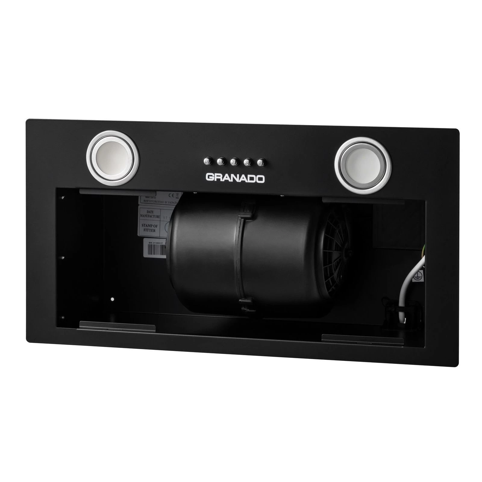 GRANADO Palamos 3603-700 Black (GCH496311) (UA) Тип монтажа в шкаф