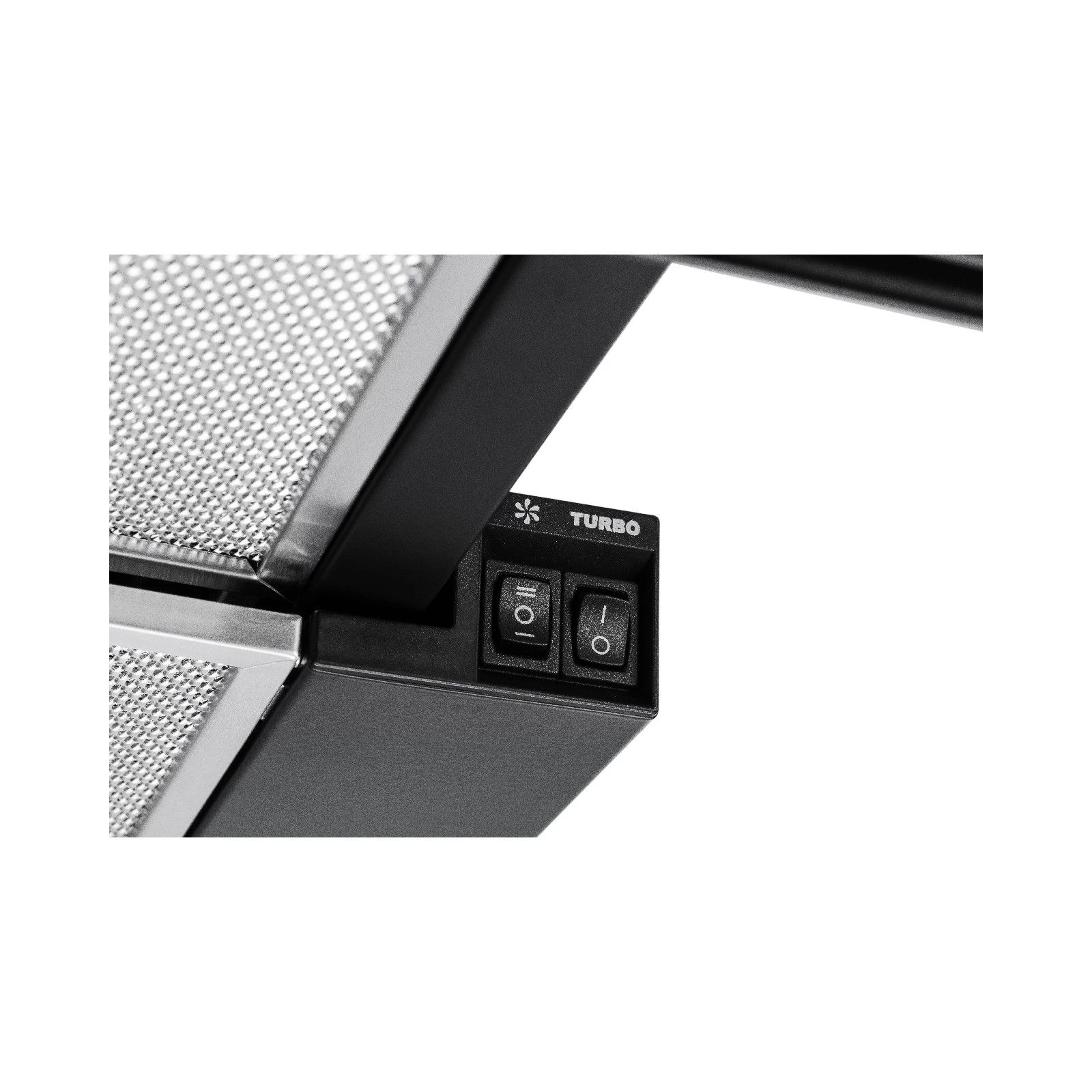 GRANADO Telde 603-700 black glass (GCH116311) (UA) Діаметр вентиляційної труби 150 мм