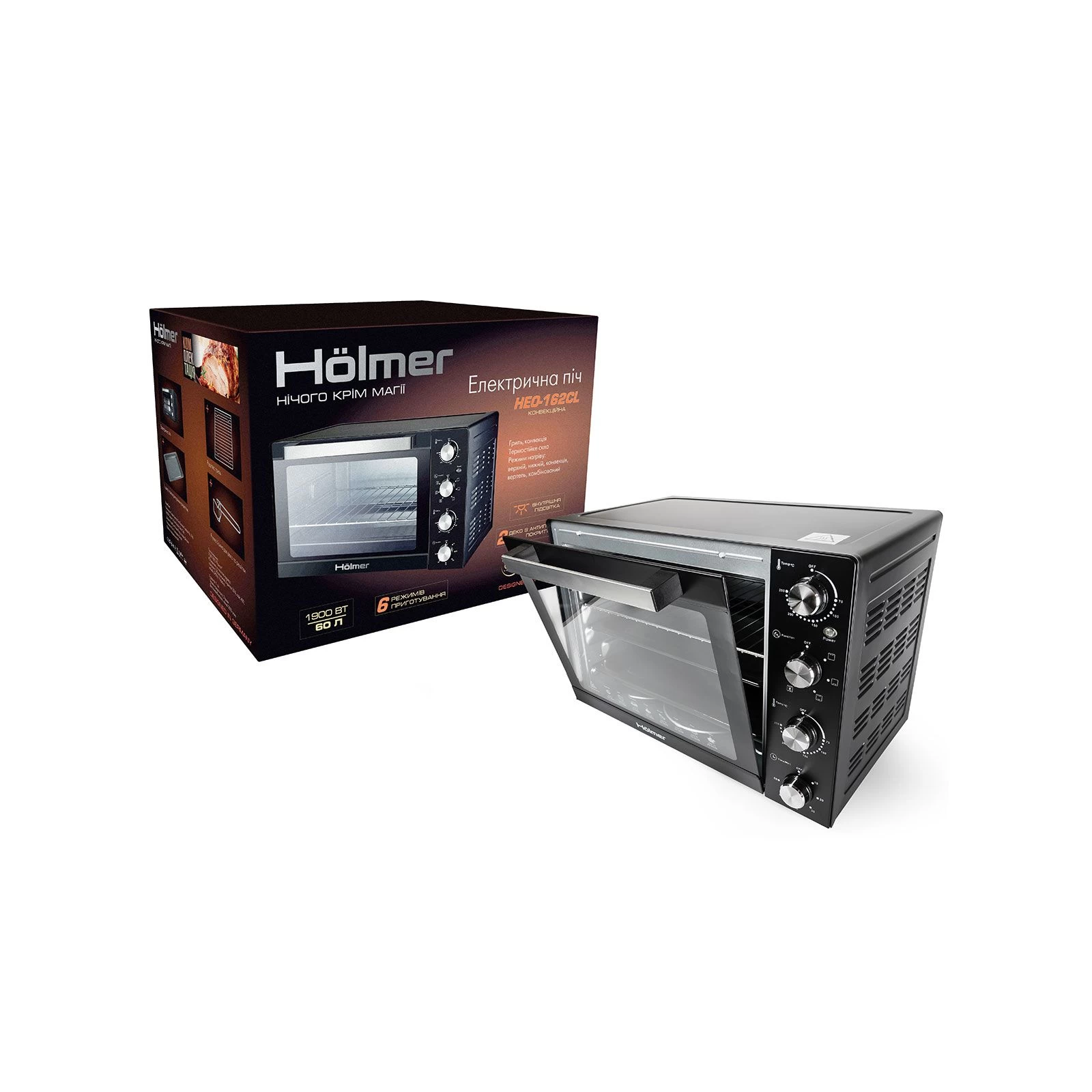 Holmer HEO-162CL Тип управління механічний