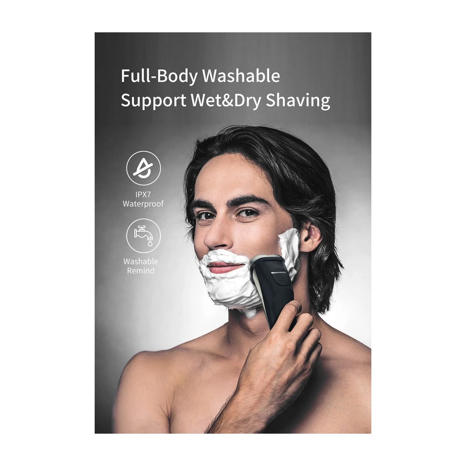 Xiaomi Enchen Steel 3S Black/Gold (UA) Бритовна система: роторна