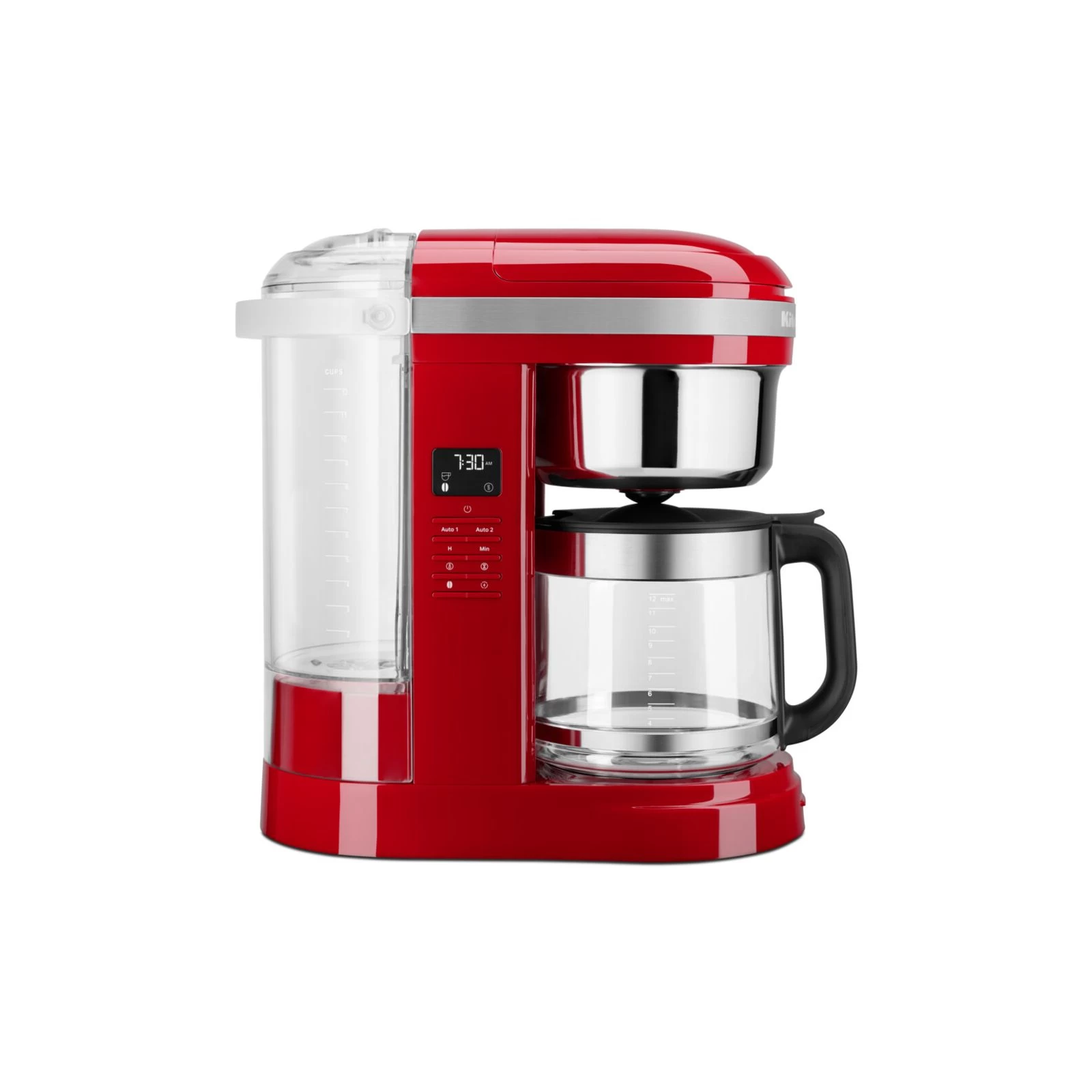 KitchenAid 5KCM1209EER (UA) Функції дисплей, таймер, регулювання міцності кави, можливість програмування