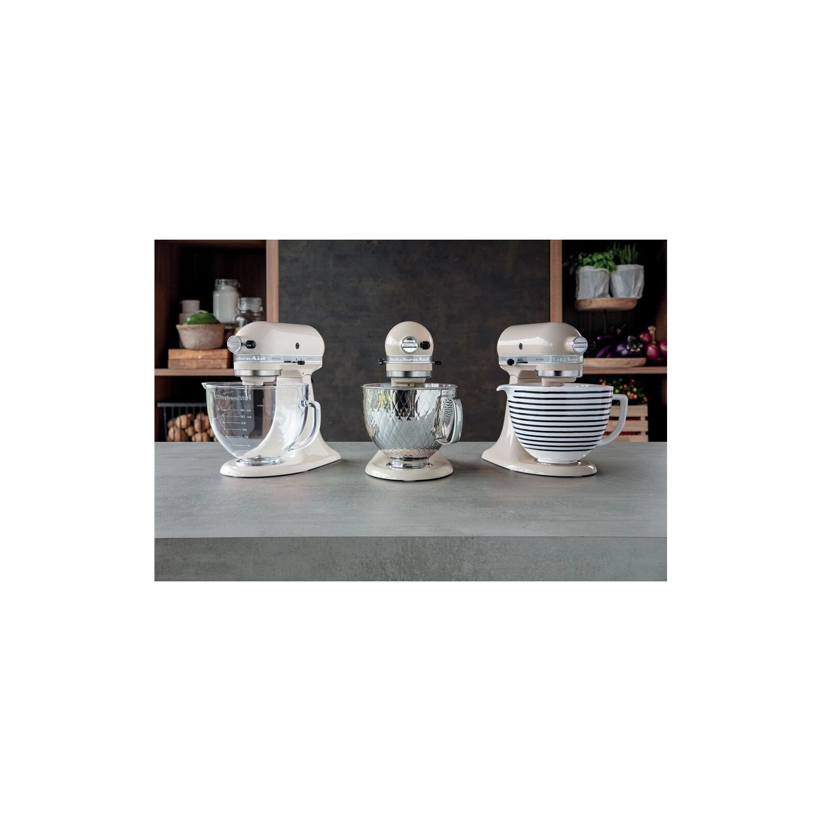 KitchenAid 5KSM175PSEAC (UA) Насадки віночки, гаки для замісу тіста, насадка для змішування