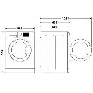 Whirlpool FFWDB 1176258 BCV UA Бренд: Whirlpool; Спосіб