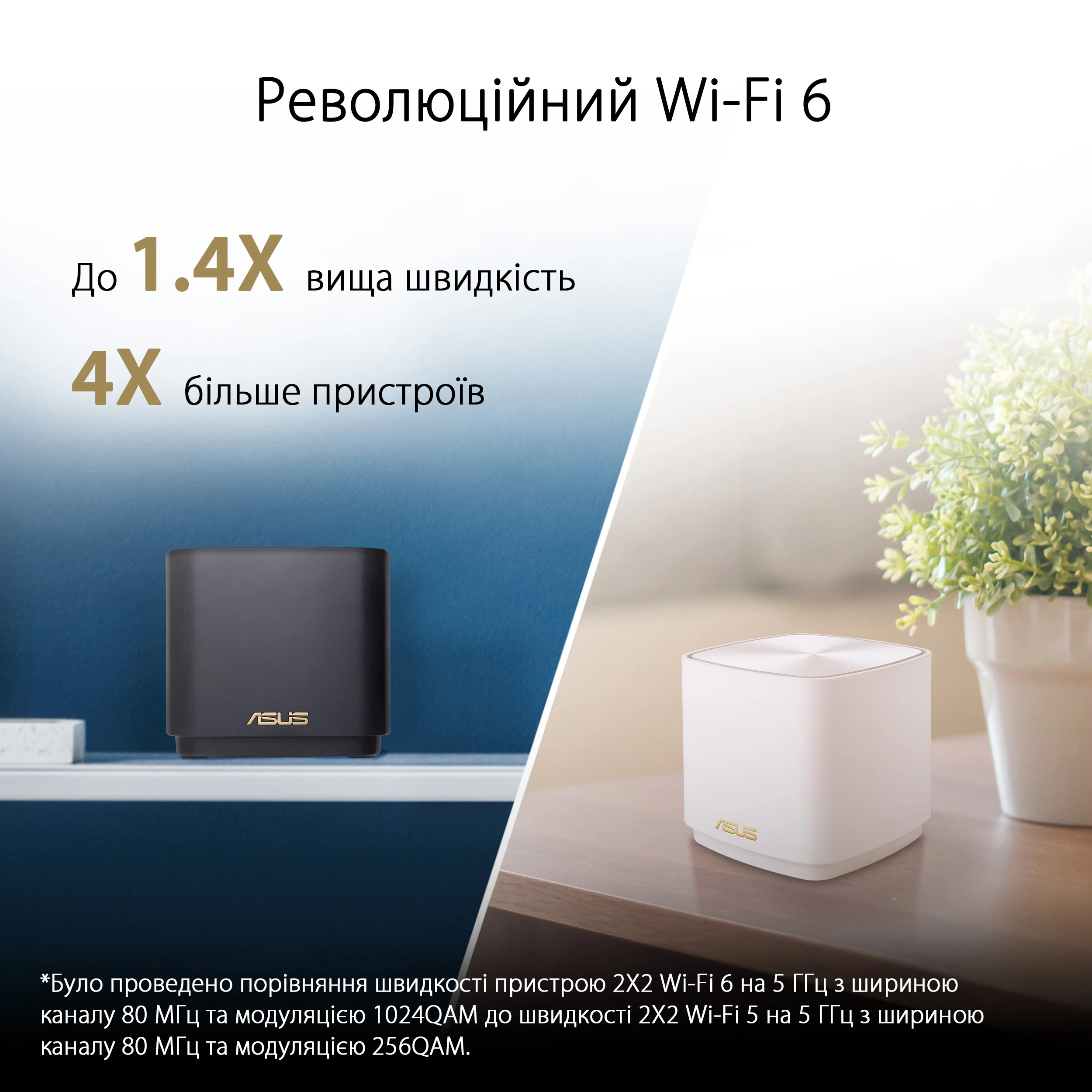 ASUS ZenWiFi XD4 3PK PLUS white AX1800 (90IG07M0-MO3C40) (UA) Індикатори Power