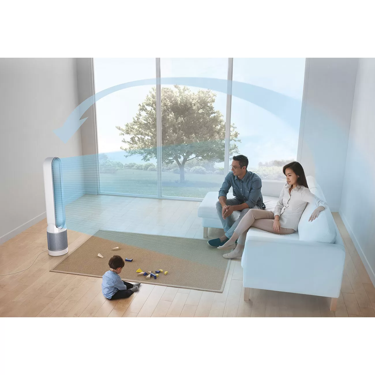 Dyson TP-03 Pure Cool Link Air Purifier Потребляемая мощность 56 Вт