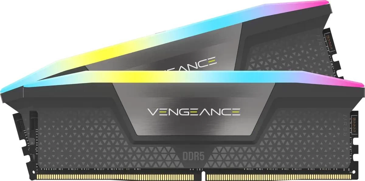 Corsair 32GB (2x16GB) 6000MHz CL30 Vengeance RGB AMD EXPO (CMH32GX5M2B6000Z30K) EU Тип памяти  DDR5