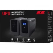 2E ED1200, 1200VA/720W, LED, 3xSchuko (2E-ED1200) (UA)