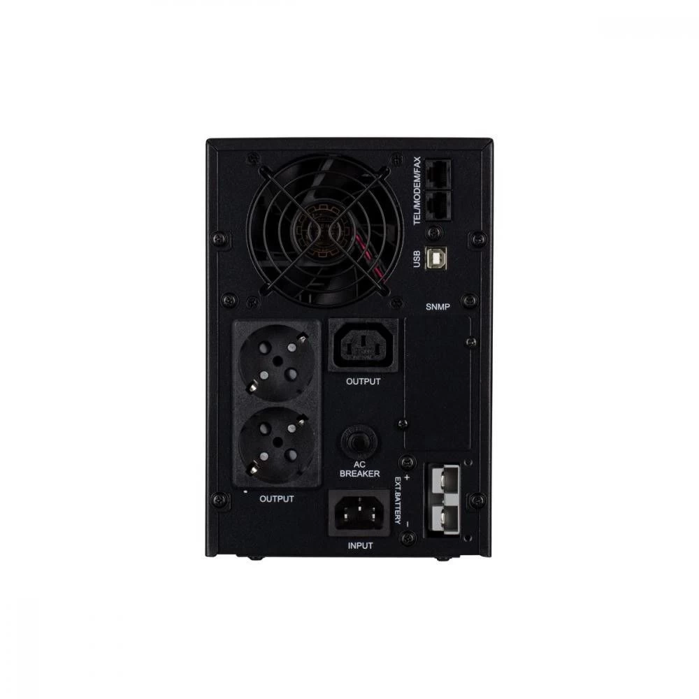 2E PS1000L, 1000VA/800W, на зовнішні АКБ 2*12В, 2xSchuko+1xC13 (2E-PS1000L) (UA) Бренд: 2E; Тип виконання: