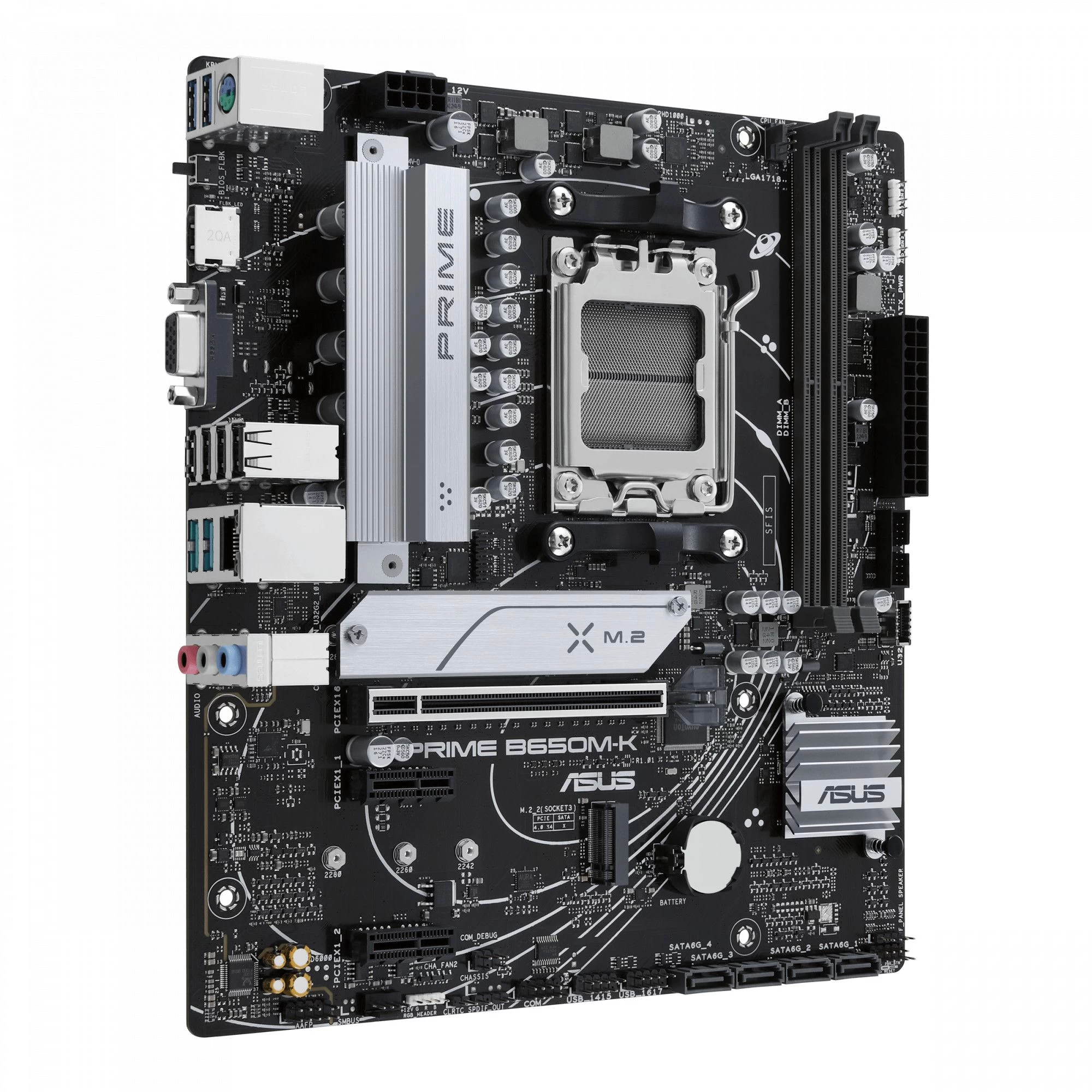 ASUS PRIME B650M-K (90MB1F60-M0EAY0) (UA) Бренд: ASUS; Тип роз'єму CPU: Socket AM5;