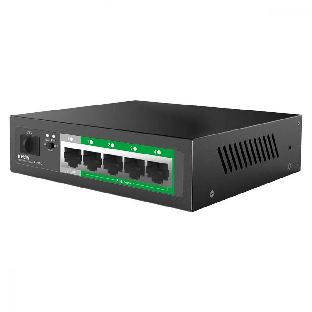 Комутатор некерований NETIS SYSTEMS P106GC (UA) Бренд NETIS SYSTEMS