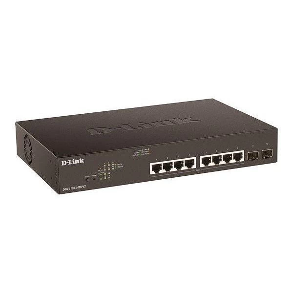 Коммутатор управляемый D-Link DGS-1100-10MPV2 (UA) Бренд: D-Link; Количество портов Fast