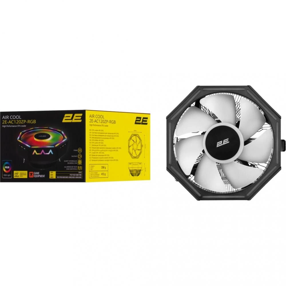 2E GAMING AIR COOL (2E-AC120ZP-RGB) (UA) Бренд: 2E; Призначення: для