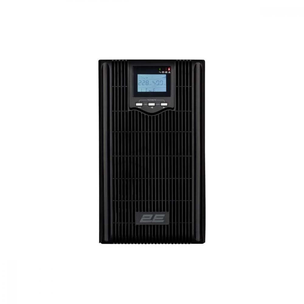 2E PS3000L, 3000VA/2400W, на зовнішні АКБ 4*12В, 3xSchuko+3xC13 (2E-PS3000L) (UA) Бренд: 2E; Тип виконання: