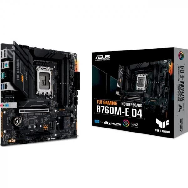ASUS TUF GAMING B760M-E D4 (90MB1E90-M0EAY0) (UA) Охолодження VRM радіатор