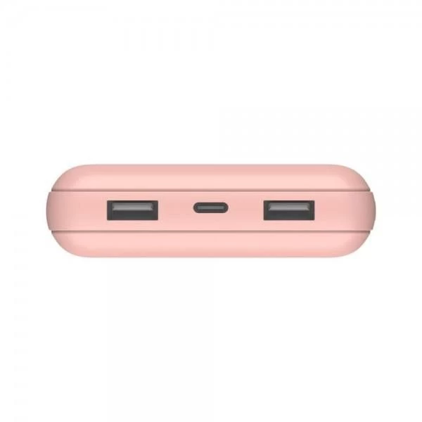 Belkin 20000mAh 15W Dual USB-A, USB-C Rose Gold (BPB012BTRG) Бренд: Belkin; Зарядні пристрої: