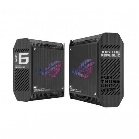 Беспроводной маршрутизатор (роутер) ASUS ROG Rapture GT6 2-pack (90IG07F0-MU9A40) (UA) Вход (WAN-порт) 1х100/1000/2500