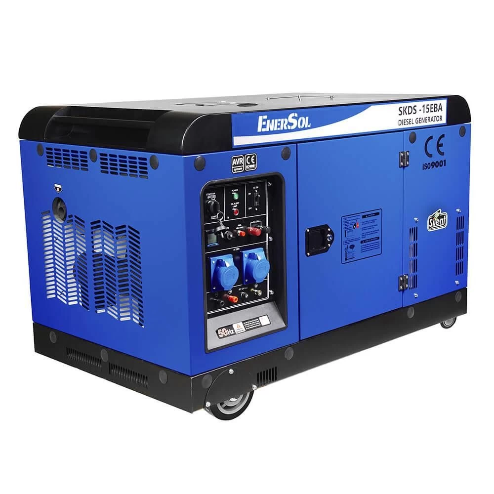 Дизельний генератор EnerSol SKDS-15EBA (SKD-5EB) (UA) Максимальна потужність, кВт 13