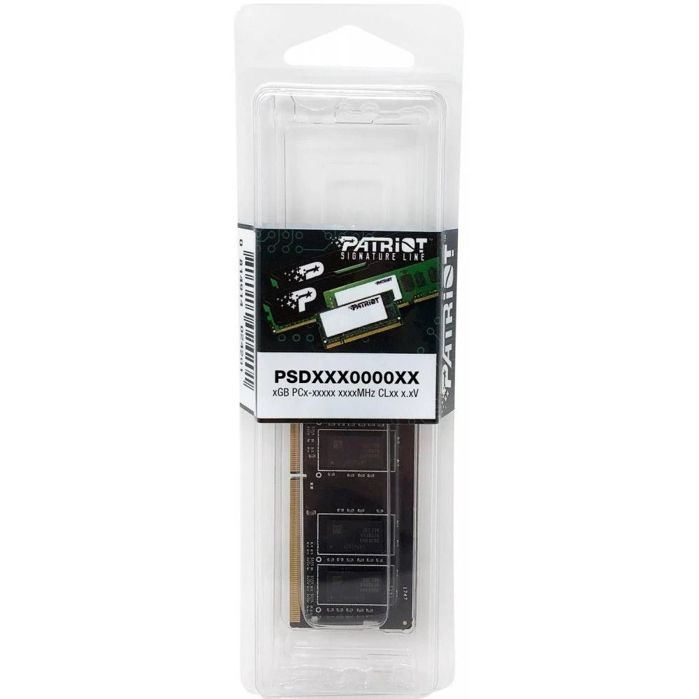 PATRIOT 16 GB SO-DIMM DDR4 3200 MHz (PSD416G320081S) Бренд: PATRIOT; Призначення: пам'ять