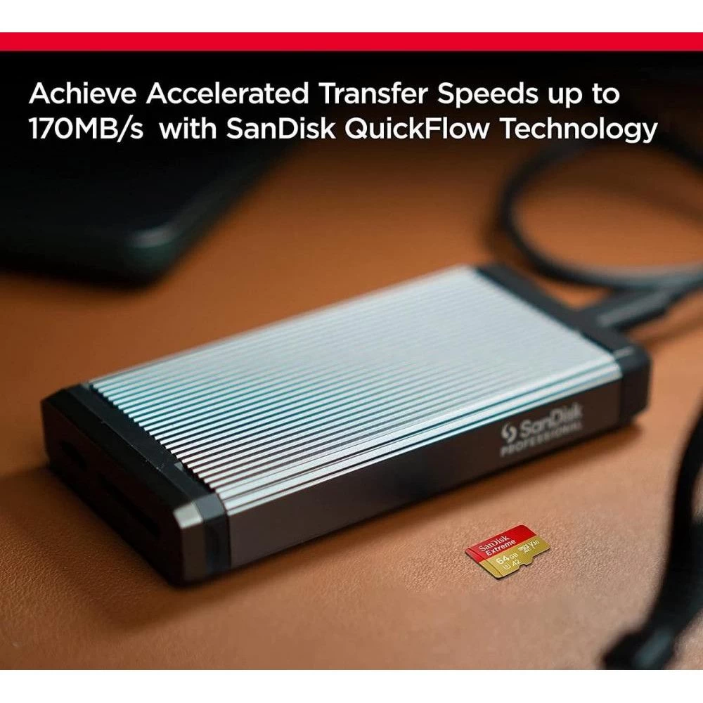 SanDisk 512 GB microSDXC UHS-I U3 V30 A2 Extreme + SD-Adapter (SDSQXAV-512G-GN6MA) UHS Speed ​​Class UHS-I (U3)