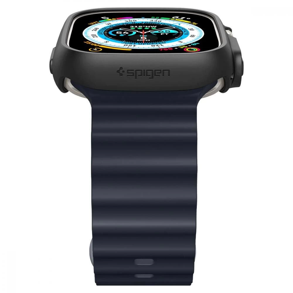 чохол Spigen Чохол Thin Fit для Apple Watch Ultra 49 mm Black (ACS05458) (UA) Колір чорний