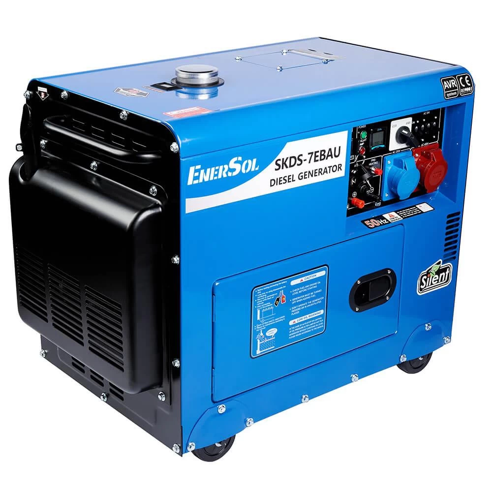 Дизельний генератор EnerSol SKDS-7EBAU (UA) Бренд: EnerSol; Максимальна