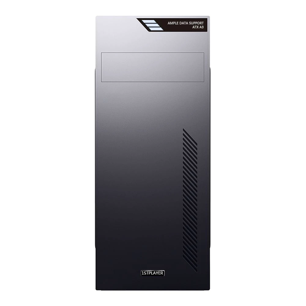 1stPlayer A3-500PLS Black 500W-12cm, 2хUSB2.0, 1хUSB3.0 Типорозмір: Midi Tower; Форм-фактор